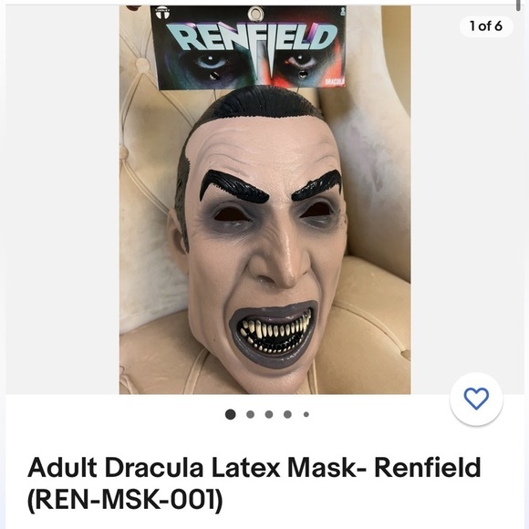 Other - RENFIELD ADULT DRACULA mask NEW LATEX